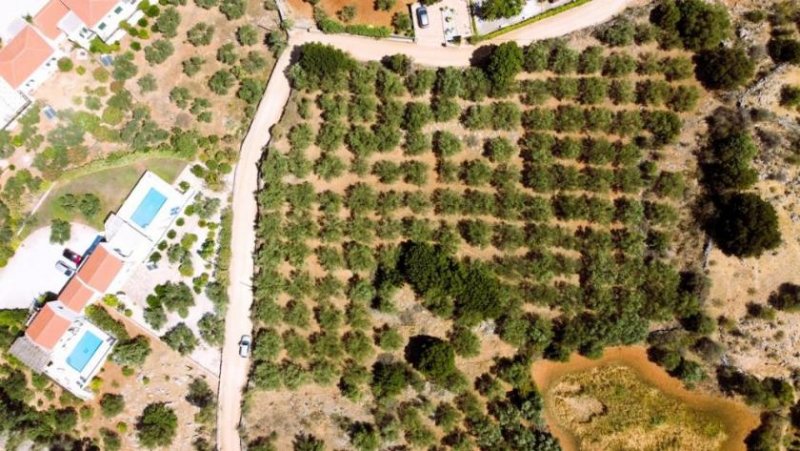 Litsarda Kreta, Litsarda: Erstklassiges Grundstück zum Verkauf in Apokoronas mit Baugenehmigung und atemberaubender Aussicht Grundstück